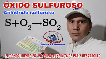 ¿Cuál es la fórmula del anhidrido sulfúrico?