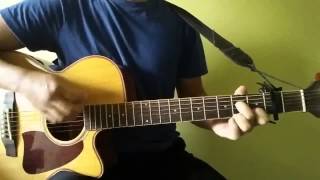 Video thumbnail of "The A Team - Ed Sheeran - Easy Guitar Cover (With Capo - A Key)"