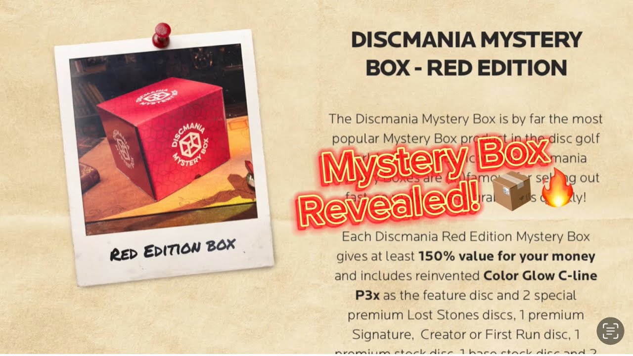 Discmania Mystery Box - The Legend of the Lost Stones – Discmania Store