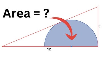 Find The Area Of The Semi Circle
