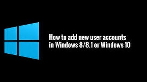 Hướng Dẫn Tạo User Mới Trên Windows 10