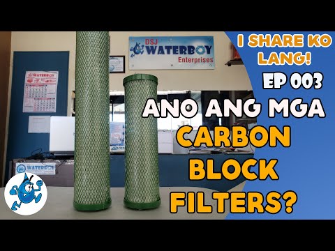 Video: Ano ang inaalis ng mga carbon filter sa tubig?