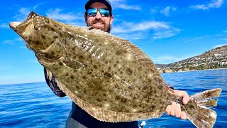 Fishing for Halibut in Southern California (CATCH, CLEAN and COOK)