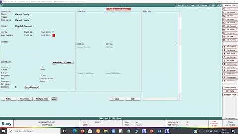 FEEDING TRIAL BALANCE IN BUSY SOFTWARE