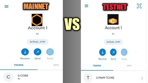 Core mainnet address same as testnet, is it an issue?#core #cryptocurrency #coremainnet #corewallet