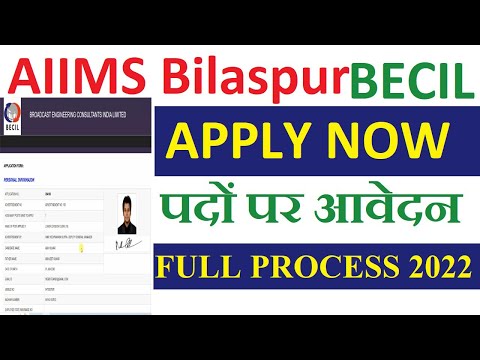 AIIMS Bilaspur BECIL Recruitment Apply Online for 123 Post 2022