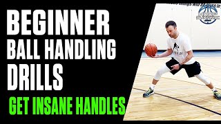 Beginner BALL HANDLING Drills To INCREASE Your HANDLES 🔥