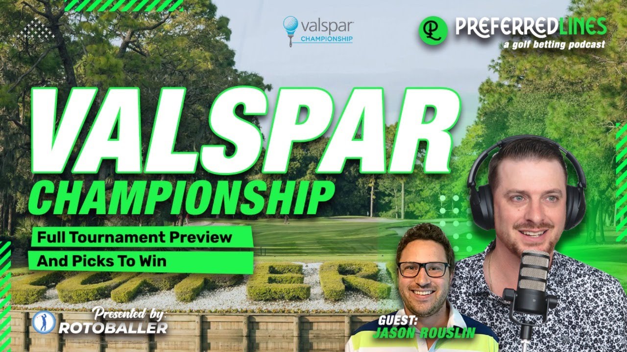 Preferred Lines Valspar Championship Picks & Preview YouTube