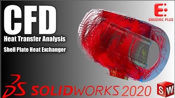 CFD Heat Exchanger | Heat Exchanger Optimization | Shell Plate Heat Exchanger - SolidWorks