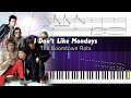 The boomtown rats  i dont like mondays  accurate piano tutorial  sheets