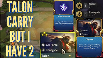 Super renegade reroll talon but i have 2 3 star talon