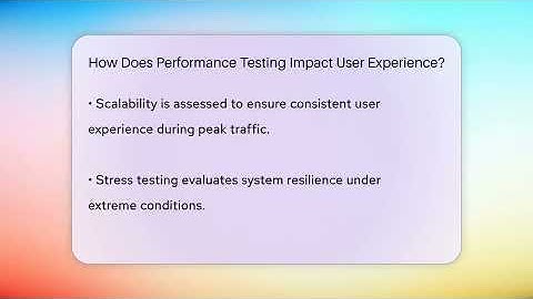 How Does Performance Testing Impact User Experience? - Car Performance Pros