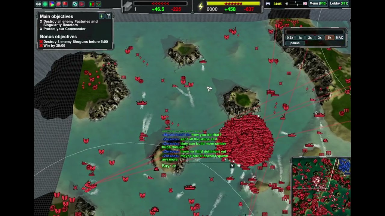 Zero-K Campaign Replays - Zhurou (Brutal)