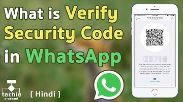 What is Verify Security Code in WhatsApp iPhone, and Android. HINDI