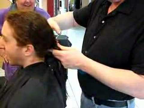 Josh gets his hair cut - YouTube