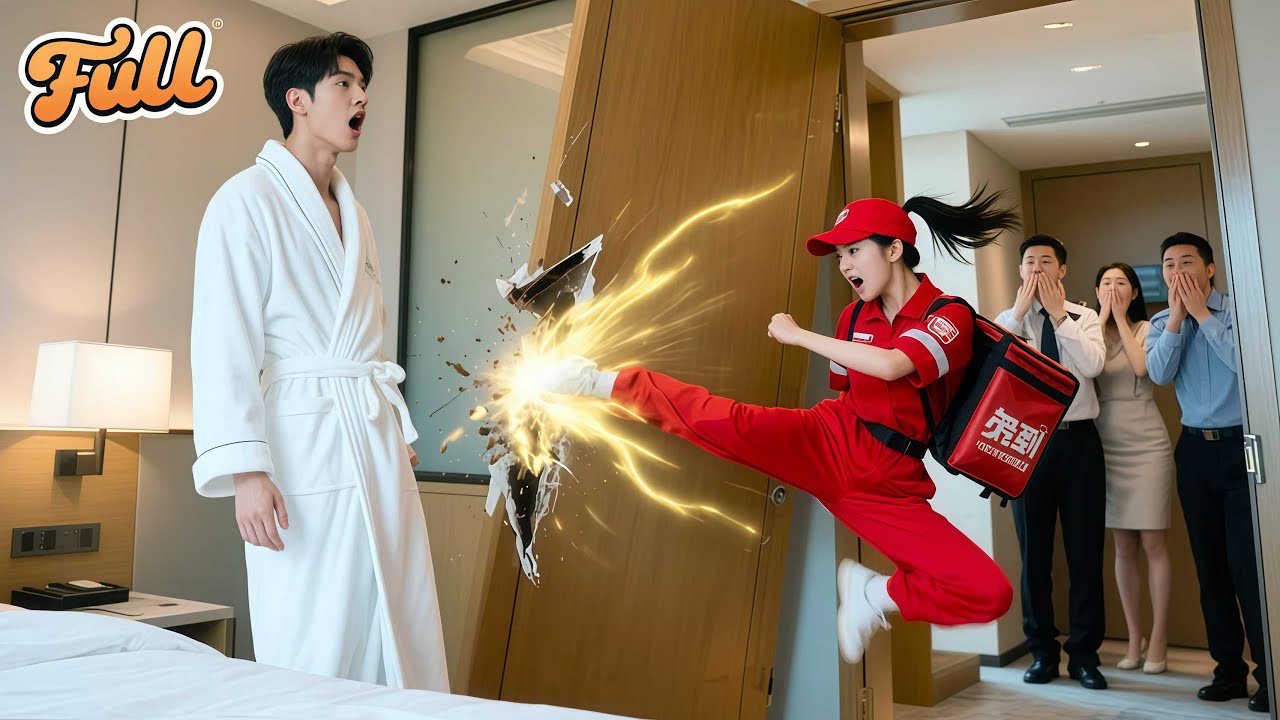 CEO Trapped In Hotel For 2 Days!Until Poor Delivery Girl Kicked Door Open&Save Him!Love Was Born!