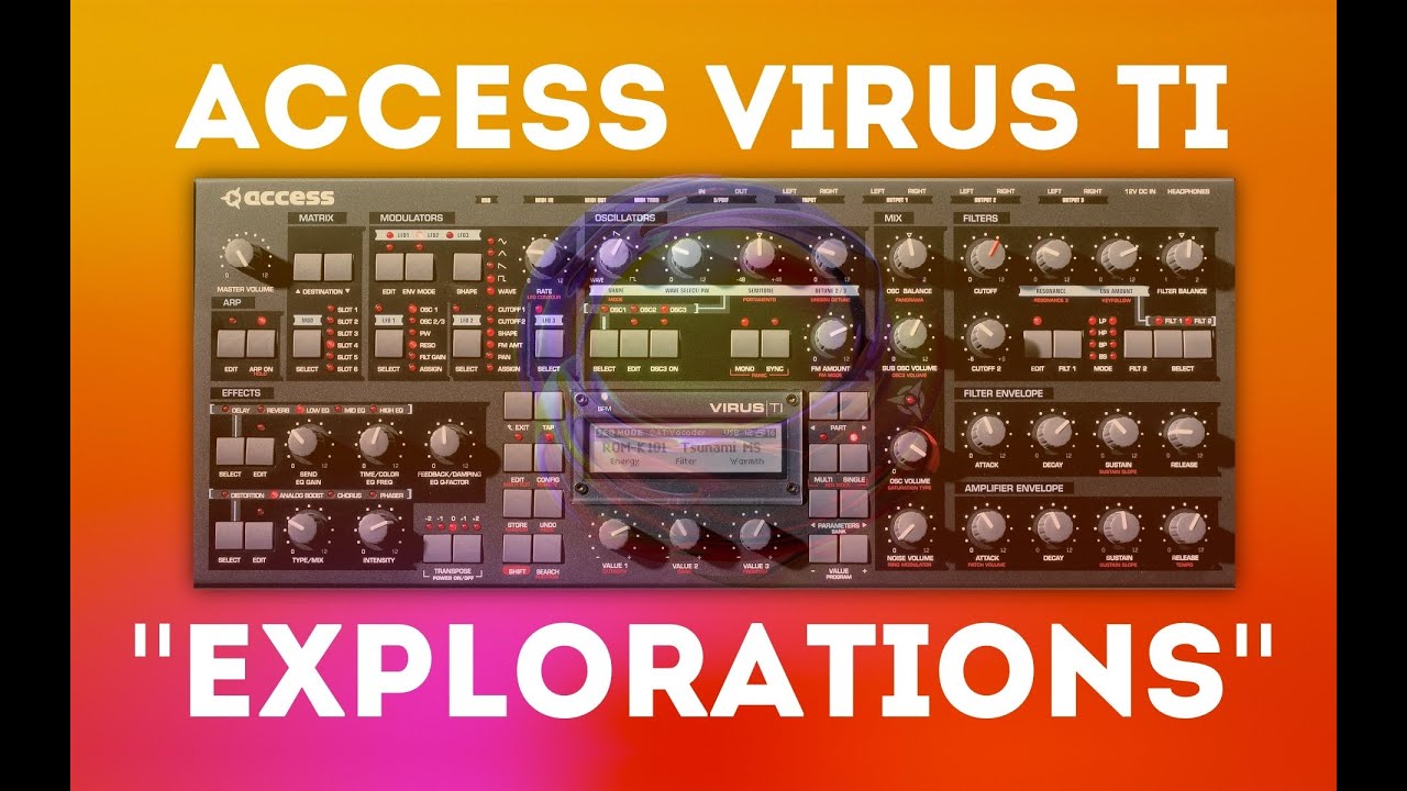 Access Virus Ti - "Explorations" 64 presets
