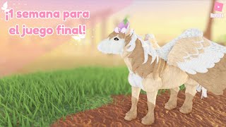 A UNA SEMANA DEL JUEGO FINAL! DESPEDIDA!  (BETA) #Horselife #vidadelcaballo #Roblox  #GemakiRosaki