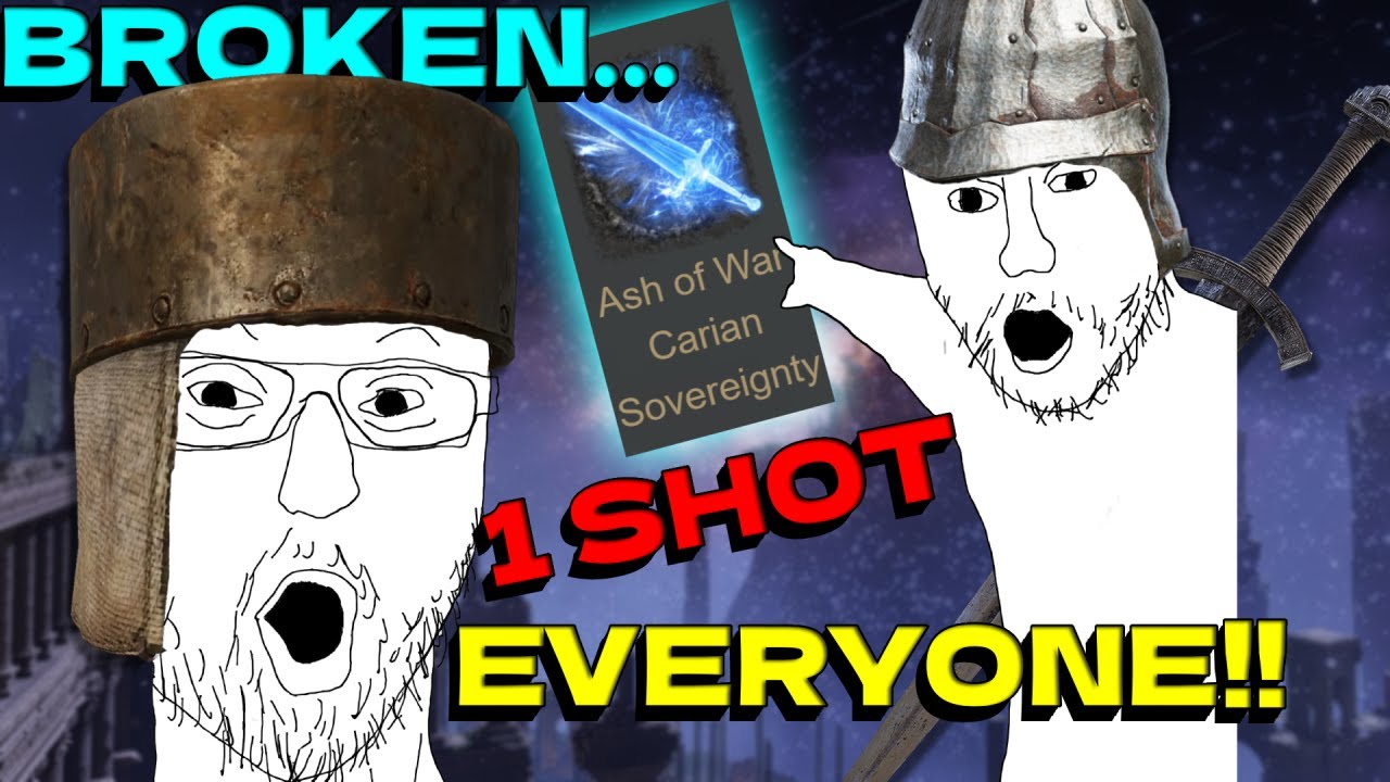 New Strongest Ash of War?? 1 shot EVERYTHING!!! - Elden Ring PvP