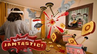 Wallace &amp; Gromit Jamtastic! Mixed Reality Game Official Trailer