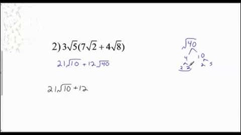 Multiplying Radicals with FOIL