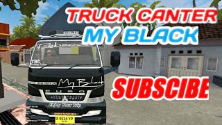 SHEARE MOD TRUCK CANTER MY BLACK BUSSID #INDONESIA