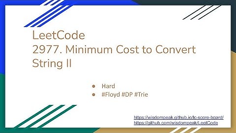 【每日一题】LeetCode 2977. Minimum Cost to Convert String II