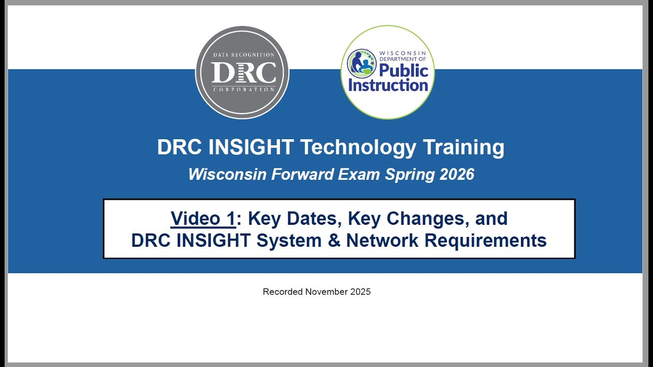 Tech Training 2026 - Video 1 - Key Dates, Key Changes, System & Network Requirements