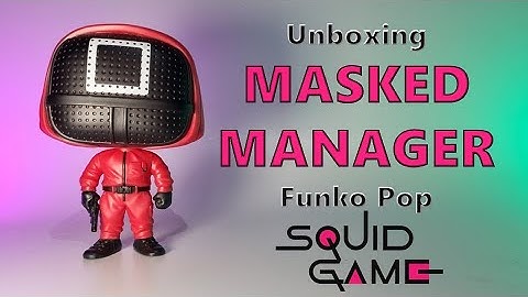 [4K] Unboxing Squid Game Funko Pop: Masked Manager # 1231