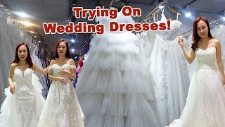 CHOOSING OUR WEDDING DRESS AND SUIT FOR THE PHOTOSHOOT IN TAIWAN!!