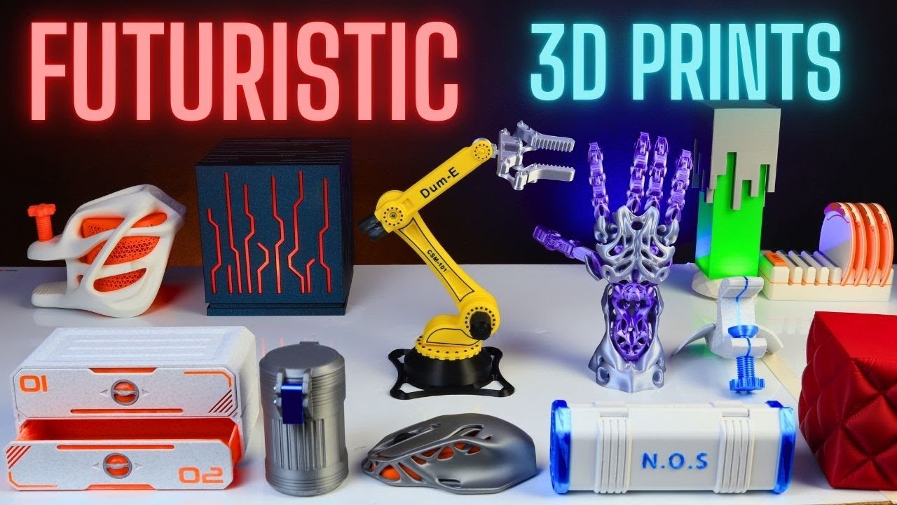 Amazing FUTURISTIC 3D Prints