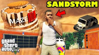 Franklin Survive The SANDSTORM in GTA 5 | SHINCHAN and CHOP screenshot 5