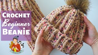 Crochet Easiest Hat For Beginners / Beanie Tutorial