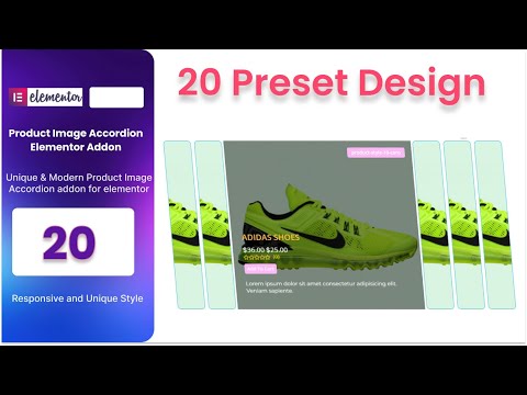 WooCommerce Product Image Accordion Elementor addon tutorial