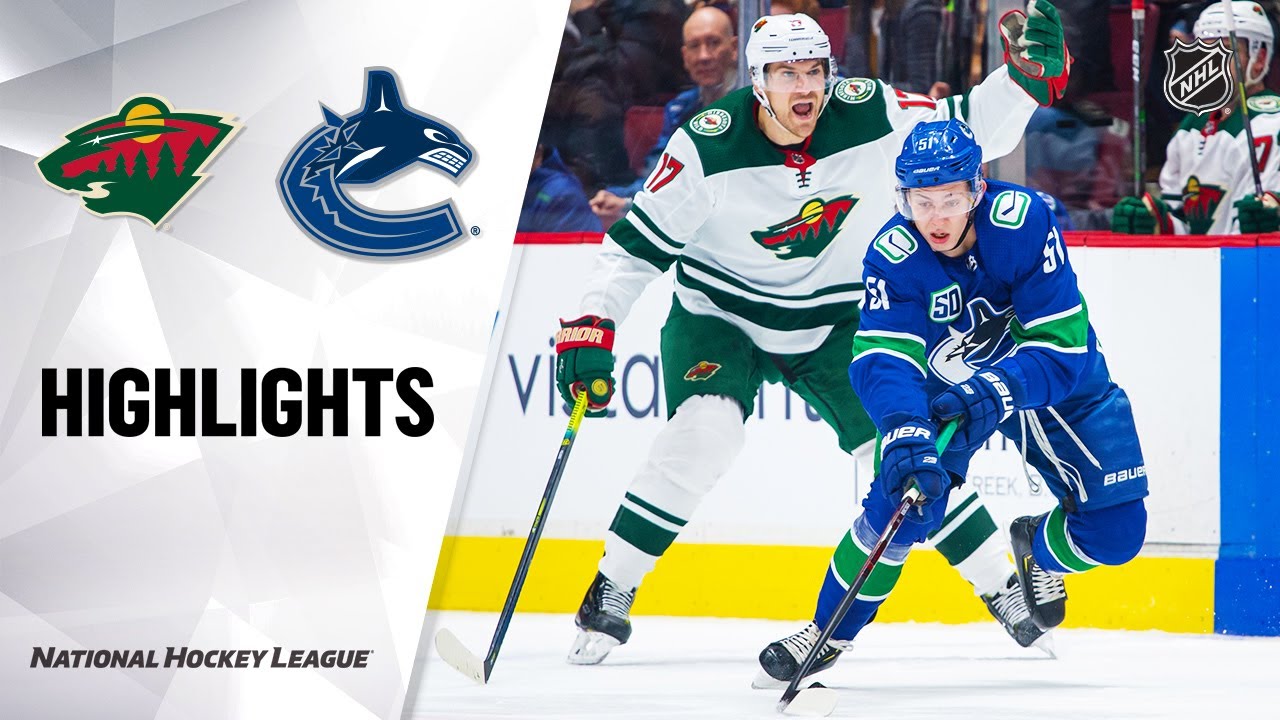 NHL Highlights | Wild @ Canucks 02/19 