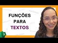 Funções para texto