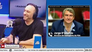 Jorge D'onofrio - Ministro de transporte de PBA | ADB