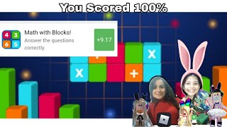 QUIZ MATH WITH BLOCKS- GANHE 9.17 ROBUX GRÁTIS 2021. (SITE RBXBEST)