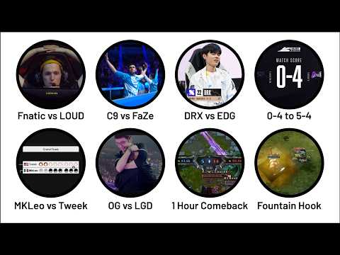 CRAZIEST Comebacks in Esports HIstory