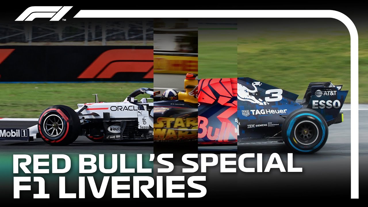 Nine Times Red Bull Used a Livery! - YouTube