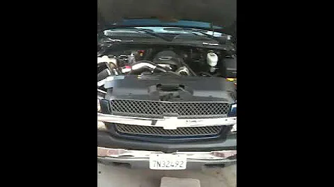 04 Silverado with K&N, open headers