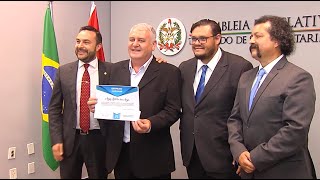 Engenheiro civil de Lages recebe homenagem do Parlamento