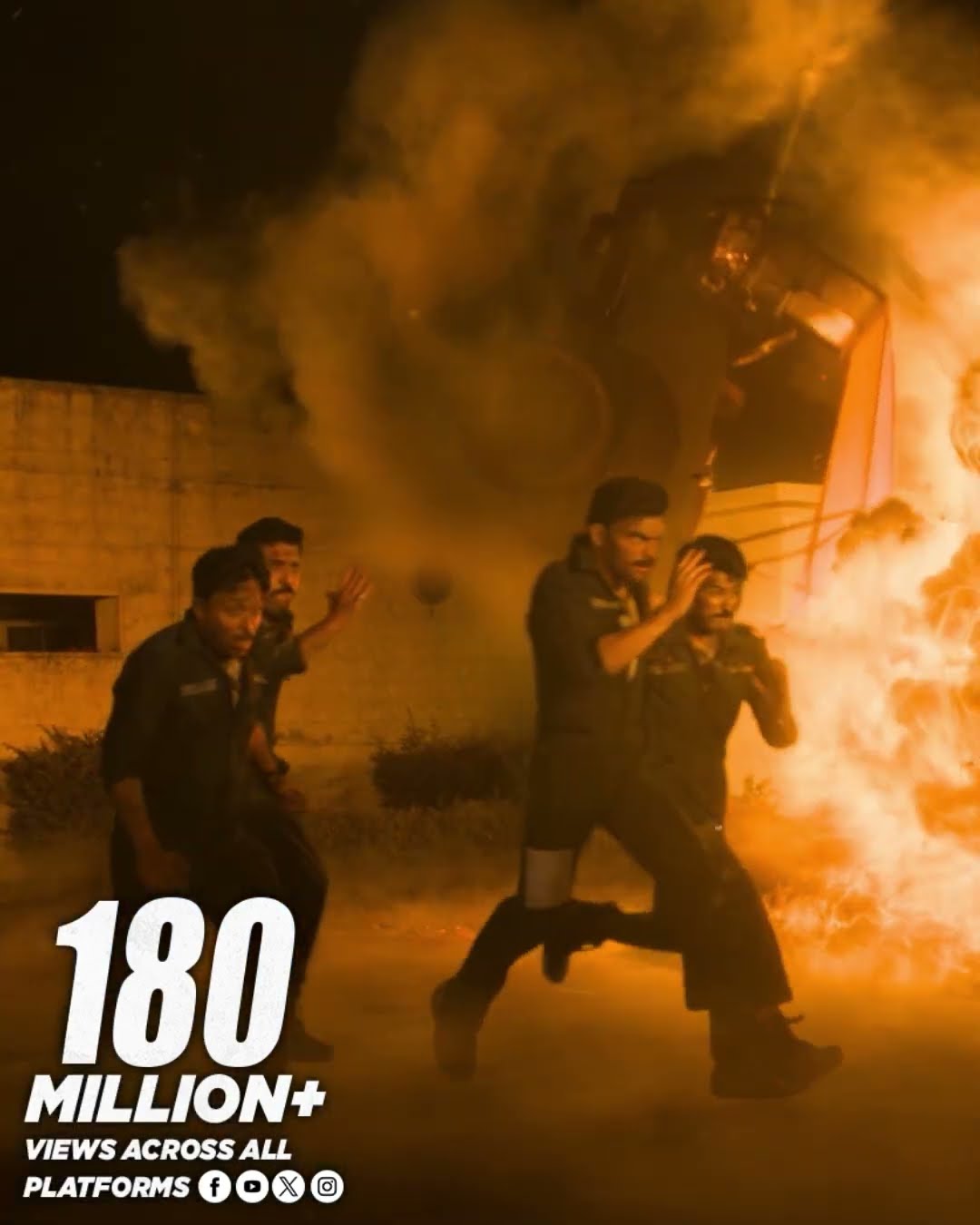 From ground zero to 180 Million views in 24 hours across all platforms!