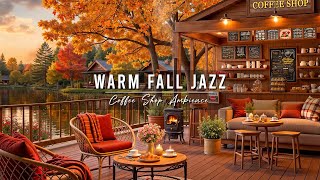Warm Jazz Instrumental Music for Relaxing đ Cozy Fall Coffee Shop Ambience with Smooth Jazz Music