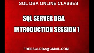Sql Server Introduction Session 1