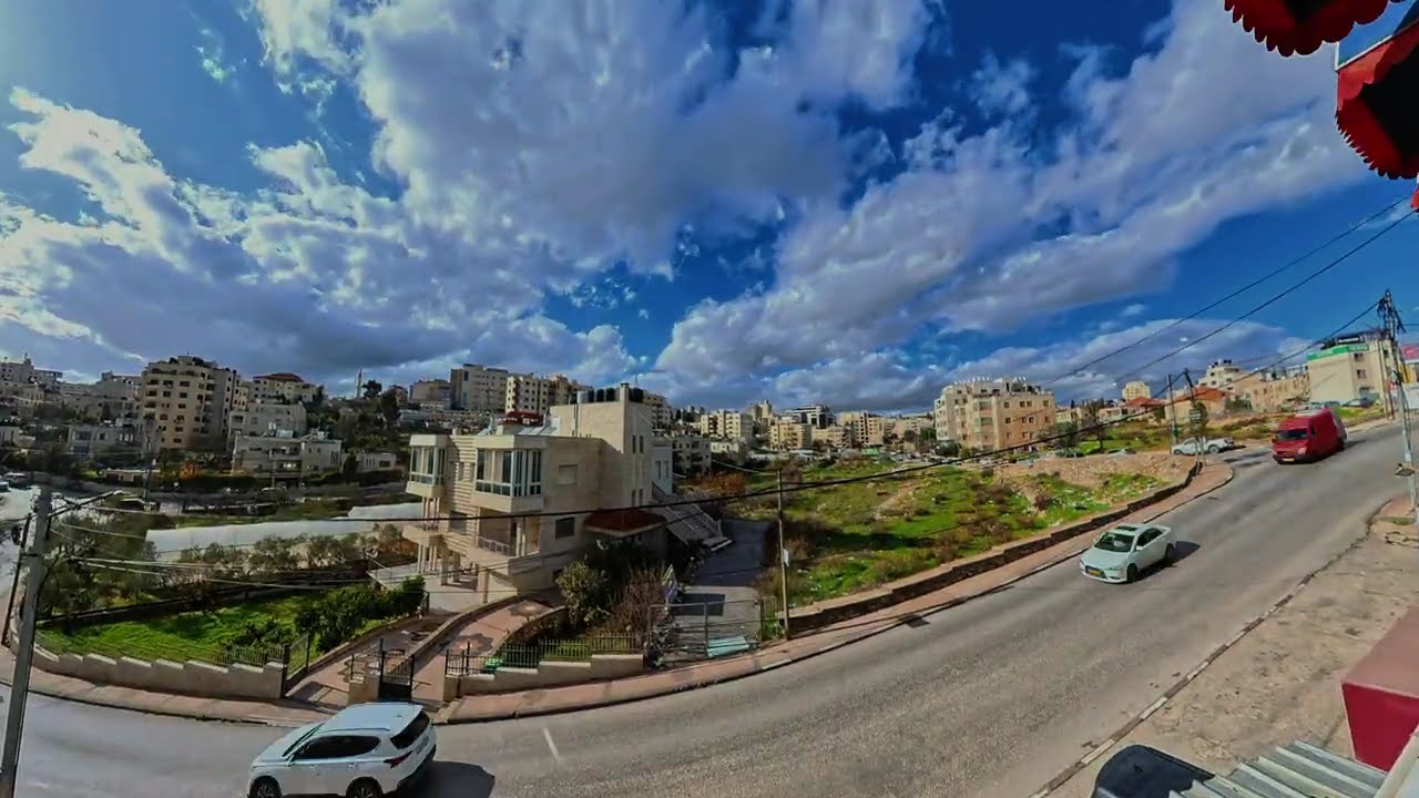 Healing Clouds: A Peaceful Day in Al-Bireh, Palestine (4K)