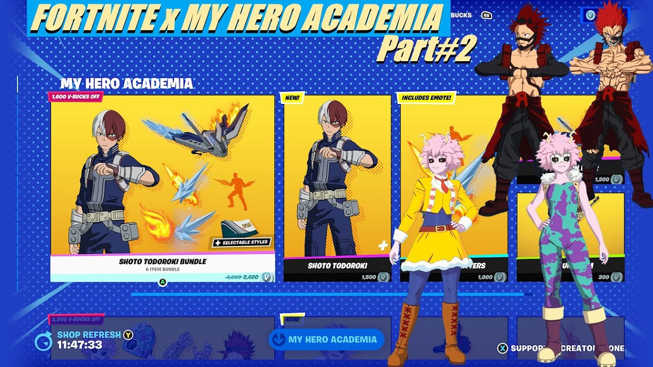 FNAssist on X: #Fortnite X My Hero Academia has returned to the