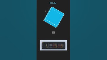 3d Cube Using GSAP animation with hover effect #shorts #education