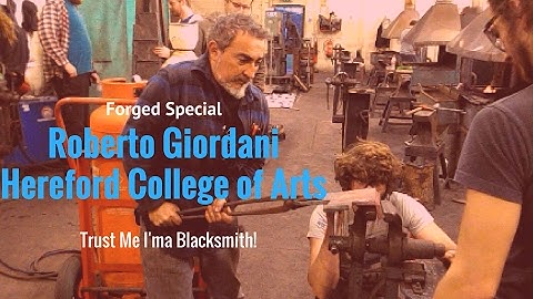 Forged Special Roberto Giordani @ Hereford College of Arts Trust Me I