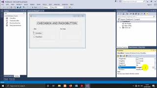 Membuat program dengan checkbox dan radiobutton di visual studio 2013